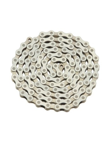 YBN Chain 1/2x1/8x112 1/Speed White/Chrome.